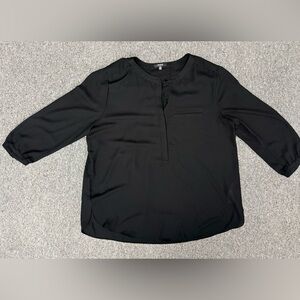 NYDJ Black Casual Button Down Shirt